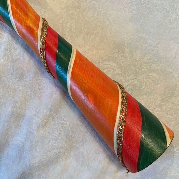 African Figurine Handcrafted Colorful Wooden African Figurine - Picture 4 of 9